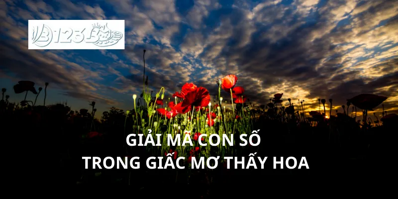 Giải mã con số trong giấc mơ thấy hoa