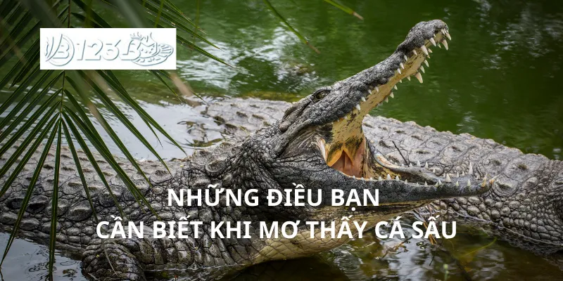 Những điều bạn cần biết khi mơ thấy cá sấu